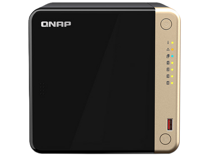Qnap Ts-464 4-bay High-performance Desktop Nas. Intel 4c/4t Processor, Burst Up To 2.9ghz With 8gb Ddr4 Ram, 2 X 2.5gbe, 2 X M.2 2280 Pcie Gen 3 X1, 1 X Pcie Gen3 X2 Slot For Network/storage Expansio