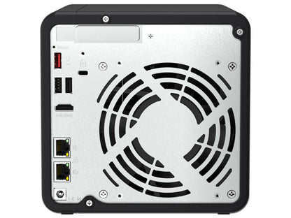 Qnap Ts-464 4-bay High-performance Desktop Nas. Intel 4c/4t Processor, Burst Up To 2.9ghz With 8gb Ddr4 Ram, 2 X 2.5gbe, 2 X M.2 2280 Pcie Gen 3 X1, 1 X Pcie Gen3 X2 Slot For Network/storage Expansio