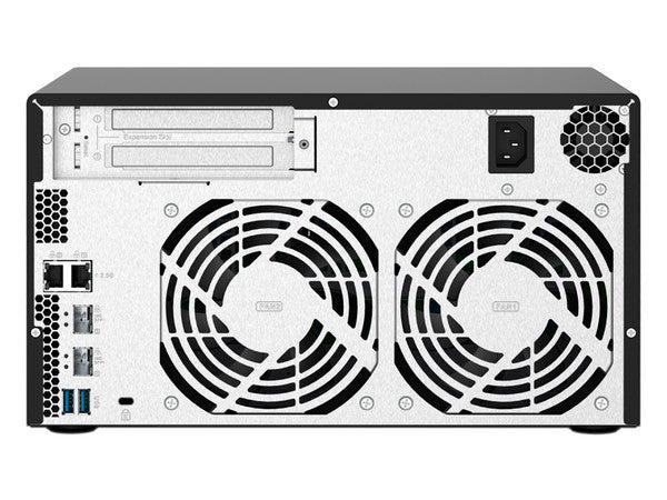 Nas Qnap Ts-832px-4g/ 8 Bahias Sata Hdd De 3,5/ Nucleo Cuadruple 1.7ghz/4gb Ddr4 Sodimm Ampliable A 16gb/2 Pto 2,5 Gbe /2 Pto 10 Gbe /usb 3.2 X3/ Hotswap/ No Incluye Discos/ Hasta 144tb