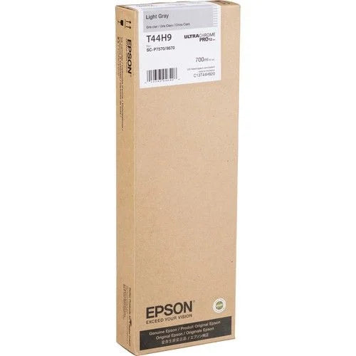 Cartucho Epson Modelo T44h Ultrachrome Pro12 Gris Claro, Para Plotter P7570 Y P9570 (700ml)
