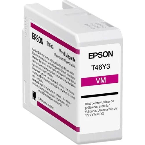 Cartucho Epson Modelo T46y Magenta, Para Plotter P900 50 Ml