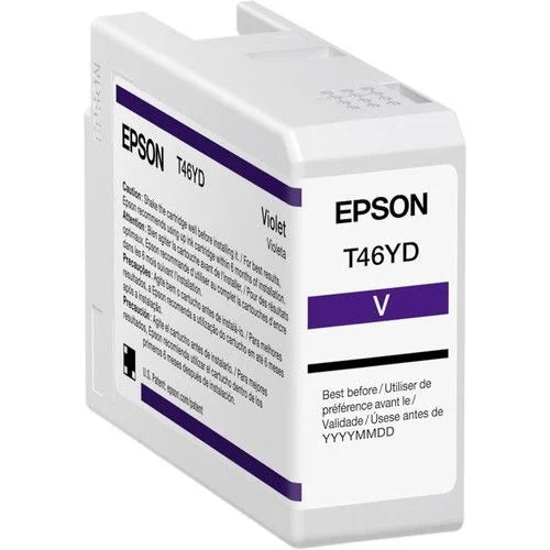 Cartucho Epson Modelo T46y Violeta, Para Plotter P900 50 Ml