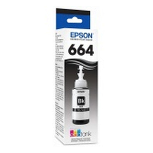Cartucho Epson Modelo 664 Negro, Para L110, L200, L210, L350, L355, L555, L300, L1300