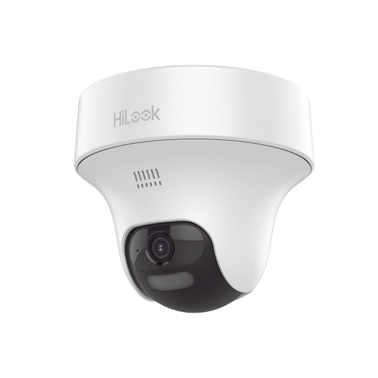 [Audio Bidireccional + Dual Light + ColorVu] PT TURBOHD 3K (5 Megapíxel) / Lente 2.8 mm / 25 mts IR EXIR + 20 mts Luz Blanca / Micrófono y Bocina Integrado  / dWDR / Uso Interior / Plástico