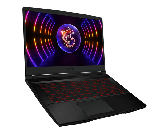 Laptop Gamer Msi Thin Gf63 12v / 15.6 Fhd 144hz / Intel Core I5 12450h Hasta 4.4 Ghz / Ddr4 8gb  / 512gb Ssd / Nvidia Rtx 4050 Gddr6 6gb / Win 11 Home / Teclado En Ingles