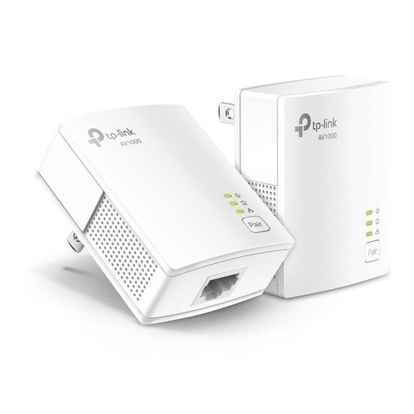 Adaptador Powerline | Tp-link | Tl-pa7017|  Kit 2 Pzas Alambrico A 1000mbps Con 1 Rj45 10/100/1000 Soporta Hasta 300m De Cable | Sustituye A Tl-pa4010 Kit