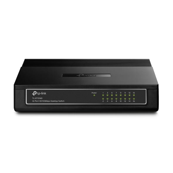 Switch | Tp-link | Tl-sf1016d | 16 Puertos Rj45 10/100 Mbps | No Administrable | Para Escritorio