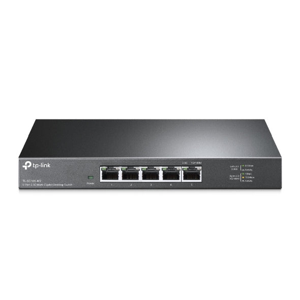 Switch Gigabit No Administrable De 5 Puertos 100 Mbps/ 1 Gbps/ 2.5 Gbps Ideal Para Wifi 6