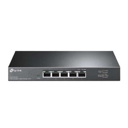 Switch Gigabit No Administrable De 5 Puertos 100 Mbps/ 1 Gbps/ 2.5 Gbps Ideal Para Wifi 6