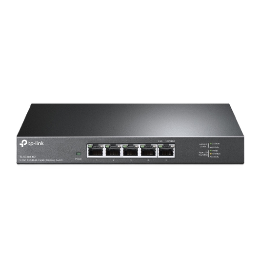 Switch Gigabit No Administrable De 5 Puertos 100 Mbps/ 1 Gbps/ 2.5 Gbps Ideal Para Wifi 6