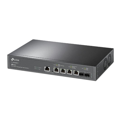 Switch L2+ Poe++ Omada 6 Puertos 10g / 4 Puertos 802.3 Af/at/bt  Multi-gigabit  1g, 2.5g, 5g, 10g / 2 Puertos Sfp+ 10g / Multicast Igmp / Adminstración Centralizada Omada O Stand-alone / Presupuesto Poe 200w / Montaje Rack-escritorio