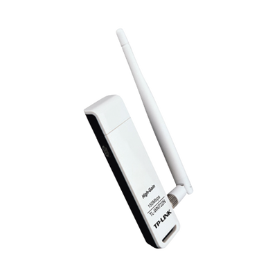 Adaptador Usb Inalámbrico De Alta Ganancia N 150 Mbps 2.4 Ghz Con 1 Antena Desmontable De 4dbi