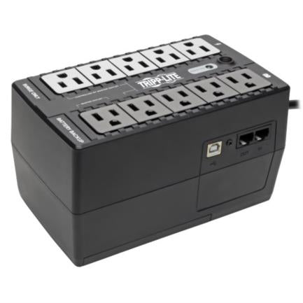 Nobreak Tripp-lite Eco550ups Standby Ahorrador De Energia 120v 550va / 300w, Eco, Usb Y 10 Contactos