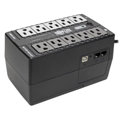 Nobreak Tripp-lite Eco550ups Standby Ahorrador De Energia 120v 550va / 300w, Eco, Usb Y 10 Contactos
