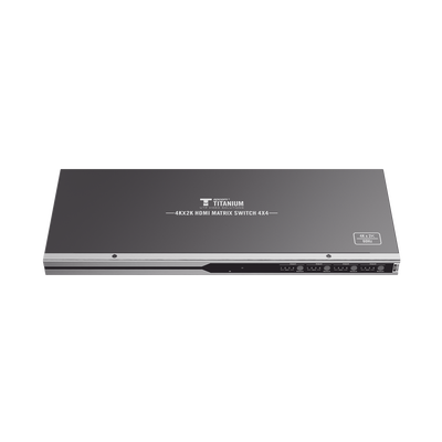 Matricial 4 X 4 / 4 Entradas Y 4 Salidas En Hdmi /  4k × 2k @ 60hz / 18gbps / Hdmi 2.0 / Hdcp 2.2 / 3d / Conmutación Por Botón, Rs232 O Control Remoto / Ideal Para Centros De Monitoreo, Comparacion Y Analisis.