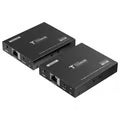 Kit Extensor Hdmi Para Distancias De 30 Metros / Resolución 4k X 2k@ 30 Hz/ Cat 6, 6a Y 7 / Hdcp2.2 / Hdmi 2.0  / Soporta Pcm, Hdbitt / Soporta Control Remoto Del Equipo Fuente.