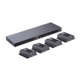 Matricial Y Extensor De Video Hdmi 4 X 4 / 4 Entradas Hdmi / 4 Salidas Hdmi Loop / 4 Salidas Rj45 Para Extender La Señal 40 Metros Por Salida  /  1080 @ 60hz / Conmutación Por Rs232, Control Remoto O Ethernet.