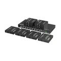 Kit Divisor Y Extensor Hdmi / Divide 1 Fuente Hdmi A 8 Pantallas / Extiende La Señal Hdmi Hasta 70 M / Resolución 4k @ 60 Hz/ Cat 6/6a/7 / Ipcolor / Cero Latencia / Uso 24/7 / Puerto S/pdif / Edid / Rs232 / Salida Loop / Alimente Solo El Tx