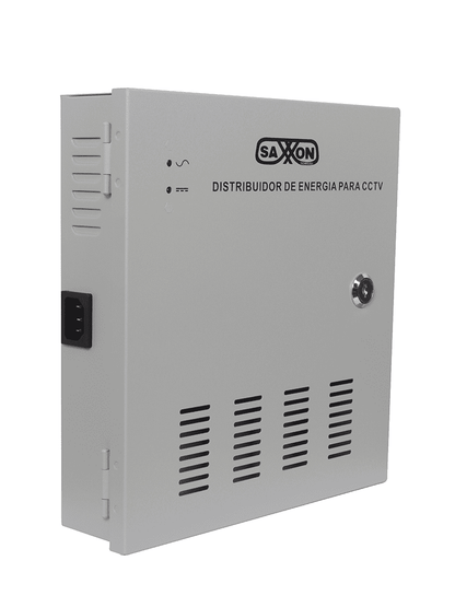 Fuente De Poder Saxxon Con Distribuidor De Energia / 12v/ 20 Amperes/ Para 18 Camaras