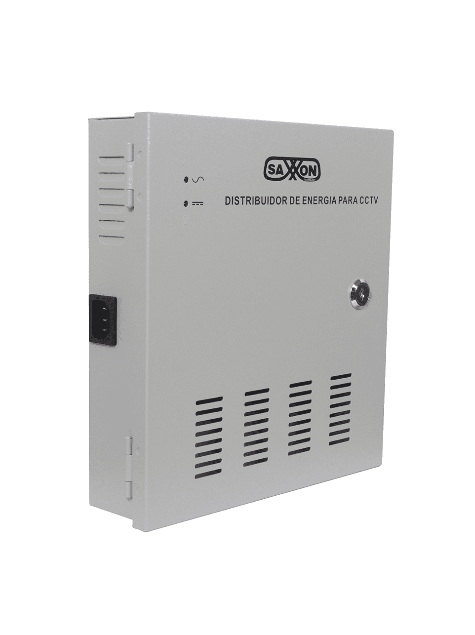 Fuente De Poder Saxxon 12v Cd/ 30 Amperes/ Distribuidor Para 18 Camaras/ 1.65 Amperes Por Canal/ce/ Fcc/ Certificacion Ul