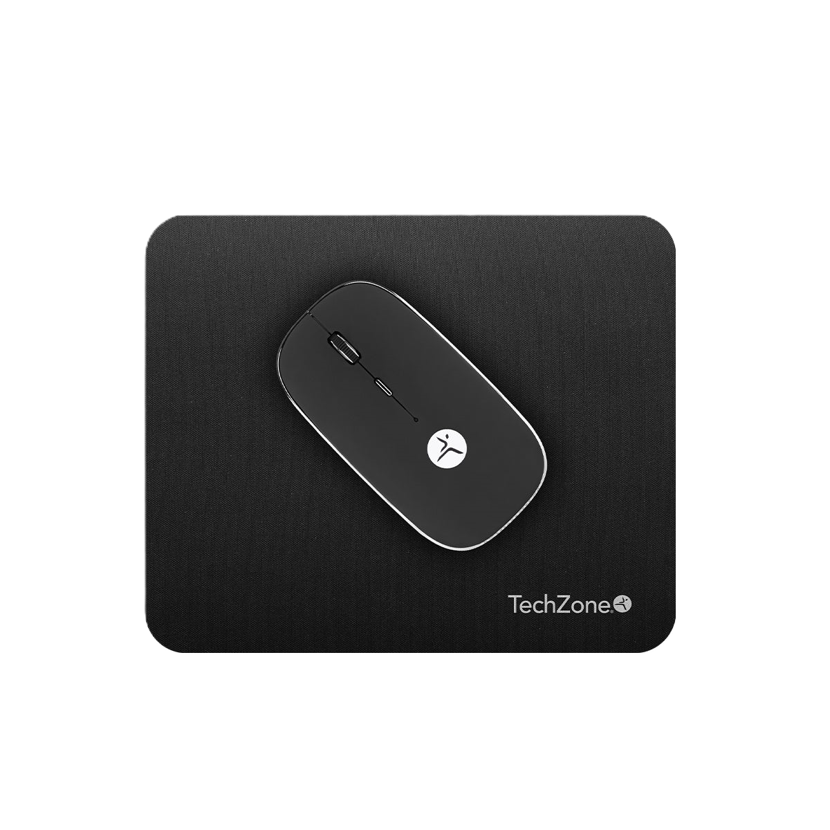 Mouse Techzone Tzacmoi30 Inalambrico Recargable 2.4ghz Hasta 1600 Dpi Negro