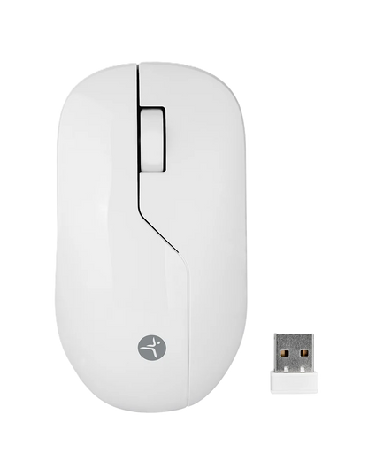 Mouse Techzone Tzacmoi49 Recargable Inalambrico Alta Presicion 1200 Dpi 2.4 Ghz Blanco