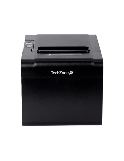 Miniprinter Techzone Tzbe102, Termica, 80 Mm,vel 250 Mm/s, 203 Dpi, Usb, Serial, Rj45, Rj11, Corte Automatico, 1 AÑo De Garantia