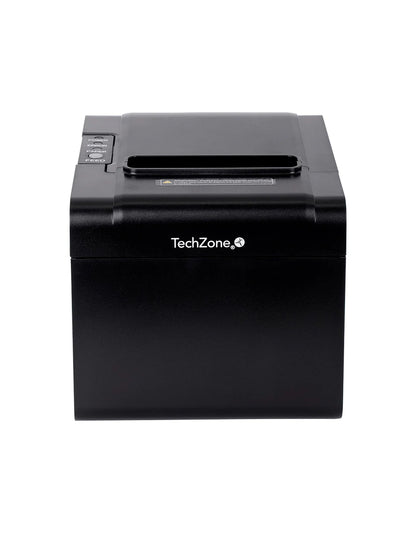 Miniprinter Techzone Tzbe102, Termica, 80 Mm,vel 250 Mm/s, 203 Dpi, Usb, Serial, Rj45, Rj11, Corte Automatico, 1 AÑo De Garantia