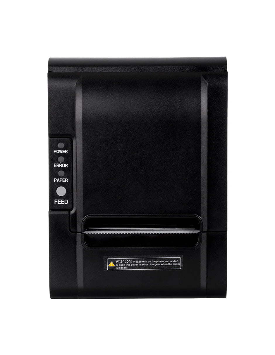 Miniprinter Techzone Tzbe102, Termica, 80 Mm,vel 250 Mm/s, 203 Dpi, Usb, Serial, Rj45, Rj11, Corte Automatico, 1 AÑo De Garantia