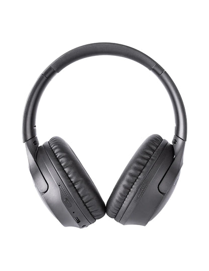 Diademas Anc Techzone Tzdj02 Cancelacion De Ruido Bluetooth 5.3 Microfono Integrado Color Negro