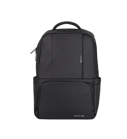 Mochila Backpack Tech Zone Wanted Negra Tzlbp05 Para Laptop De 15.6