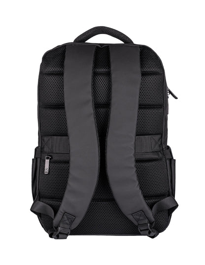 Mochila Backpack Tech Zone Wanted Negra Tzlbp05 Para Laptop De 15.6