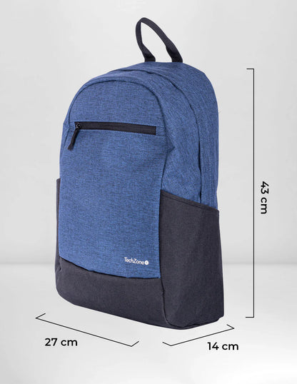 Mochila Backpack Tech Zone Azul Tzlbp16 Para Laptop De 15.6