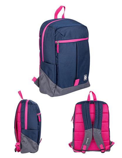 Mochila Backpack Tech Zone Rainbow Tzlbp26-a Para Laptop De 16 Azul