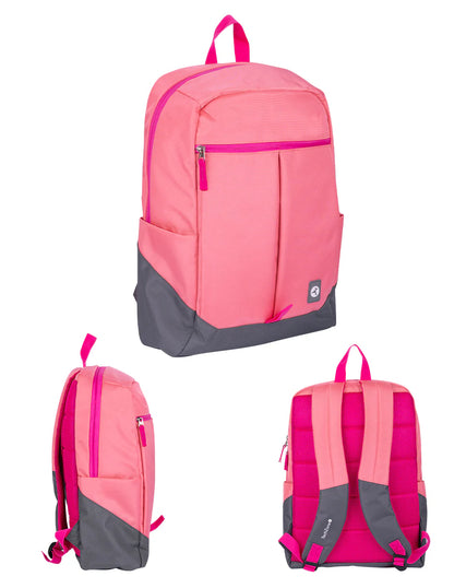 Mochila Backpack Tech Zone Rainbow Tzlbp26-r Para Laptop De 16 Rosa