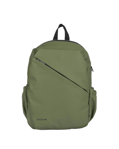 Mochila Backpack Tech Zone Style Tzlbp29-v Para Laptop De 16 Verde