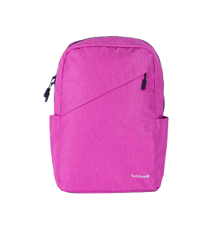 Mochila Backpack Techzone Classic  Tzlbp43015b-r  Para Laptop De 15.6 Rosa