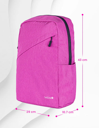 Mochila Backpack Techzone Classic  Tzlbp43015b-r  Para Laptop De 15.6 Rosa