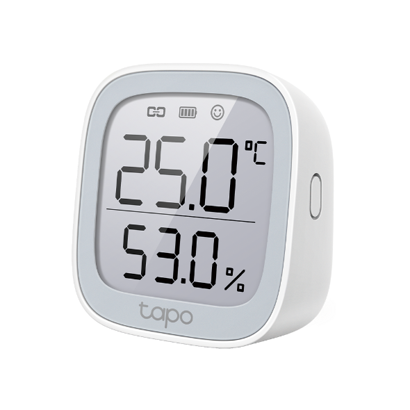 Sensor Inteligente Tp-link Tapo T315 Sensor Temperatura Y Humedad Pantalla 2,78243 De Tinta Electronica Bateria Larga Duracion Hasta 2 AÑos Sensor Alta Precision Se Requiere Tapo Hub