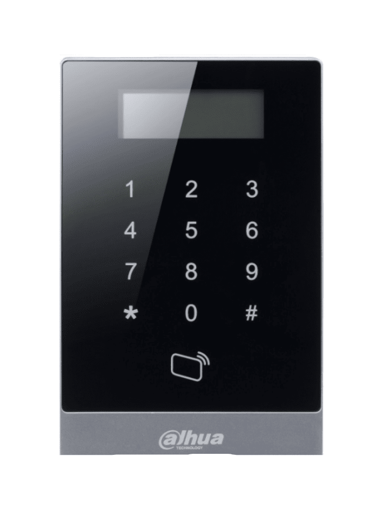 Control De Acceso Dahua Con Pantalla/ Teclado Touch/ Desbloqueo Por Password O Tarjeta Id/ 30000 Usuarios/ Tcp Ip/ Una Puerta