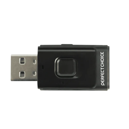Transmisor Receptor De Audio Inalambrico Para Tv 2 En 1 Perfect Choice - Negro