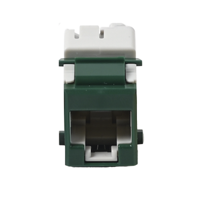 Jack Ultramax Cat6a, Utp, Tipo Keystone, Color Verde, Punch Down