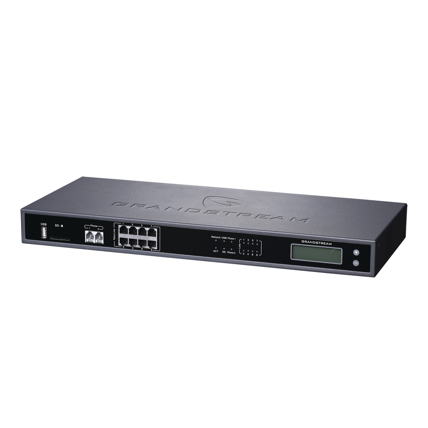 Ip-pbx Gs C/8 Fxo, 100 Llamadas Simultaneas Y Hasta 800 Extensiones (registros Sip)