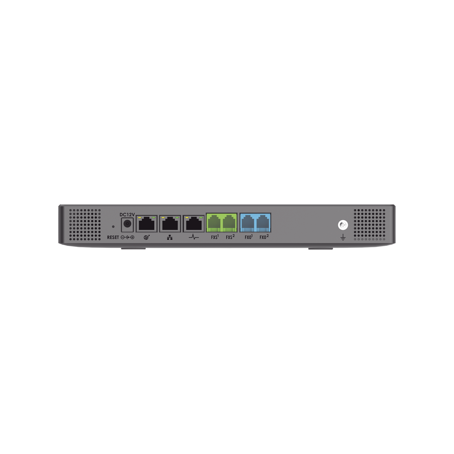 Conmutador Ip Grandstream Ucm6302a/ 2 Fxo 2 Fxs 500 Extensiones Sip 75 Llamadas Simultaneas Ruteador 3 Puertos Gigabit Montaje En Pared Y Escritorio Compatible Con Gdms Remote Connet