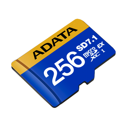 Memoria Adata Micro Sdxc Sd7.1 Express Tarjeta Premier Extreme 256gb C/adaptador, Para Camara,laptop,pc,nintendo Switch 2 (ud256gex3l1-c)