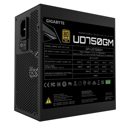 Fuente De Poder Gigabyte 750w/80 Plus Oro /negro/atx/modular