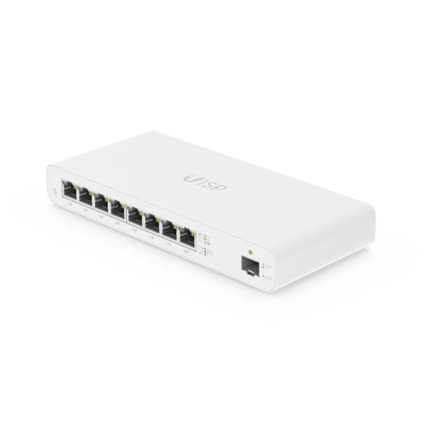 UISP Switch Gigabit PoE Pasivo de Capa 2 con 8 Puertos para Implementaciones MicroPoP
