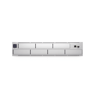 Nvr Pro Unifi Protect, Con Bahía  Para 7 Discos Duros, Almacena Hasta 20 Cámaras 4k O 60 Cámaras 1080p, Pantalla Táctil