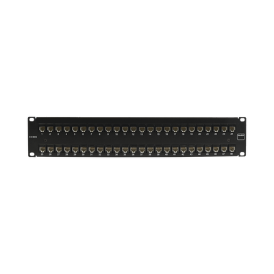 Patch Panel UltraMAX. UTP, Precargado con Jacks Cat5e, 48 Puertos, Plano, 2U