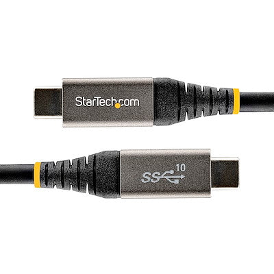 Cable De 1m Usb-c De 10gbps - Cable Usb Tipo C Certificado Por Usb-if - Cable Usb Tipoc Usb 3.2 Gen 2 Con Carga Por Entrega De Alimentación Pd De 100w (5a) Modo Alt De Dp Startech